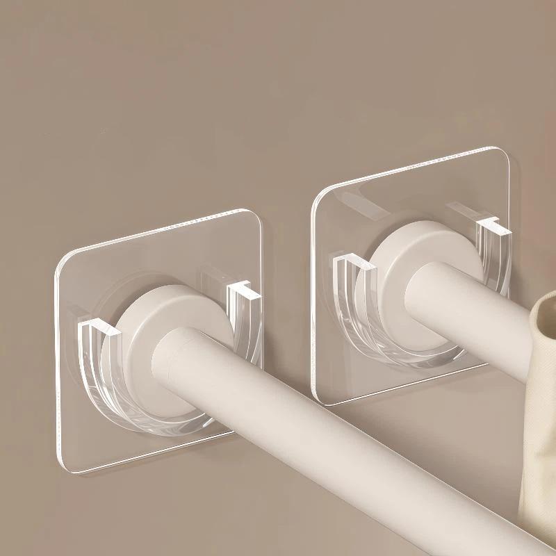 Fishing Rod Holder - Bez wiercenia, przezroczyste, samoprzylepne uchwyty na