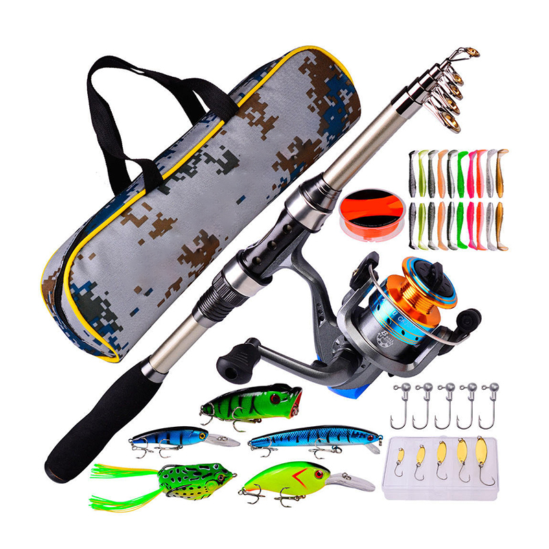 Fishing Rod Combo - Zestaw wędki i kołowrotka z włókna