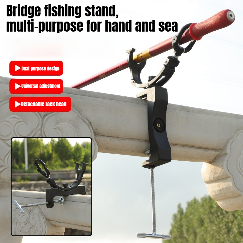 Fishing Rod Travel - 360 ° Obrotowy, regulowany, wytrzymały stojak