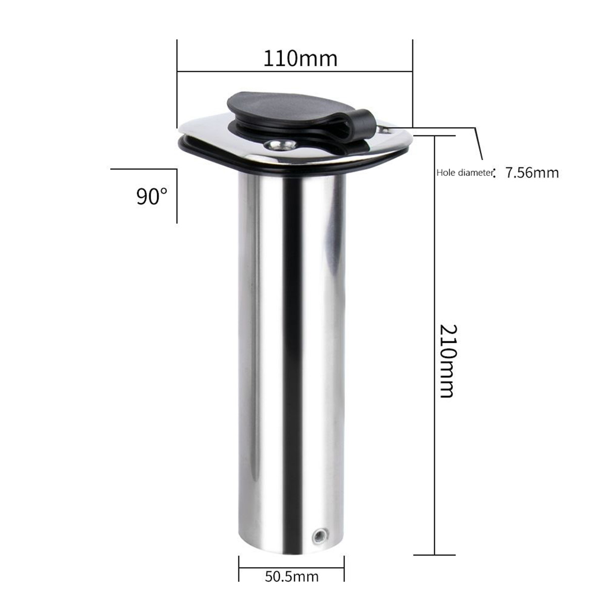 Stal nierdzewna, ustalona kąto – Fishing Rod Holder recenzja i cena