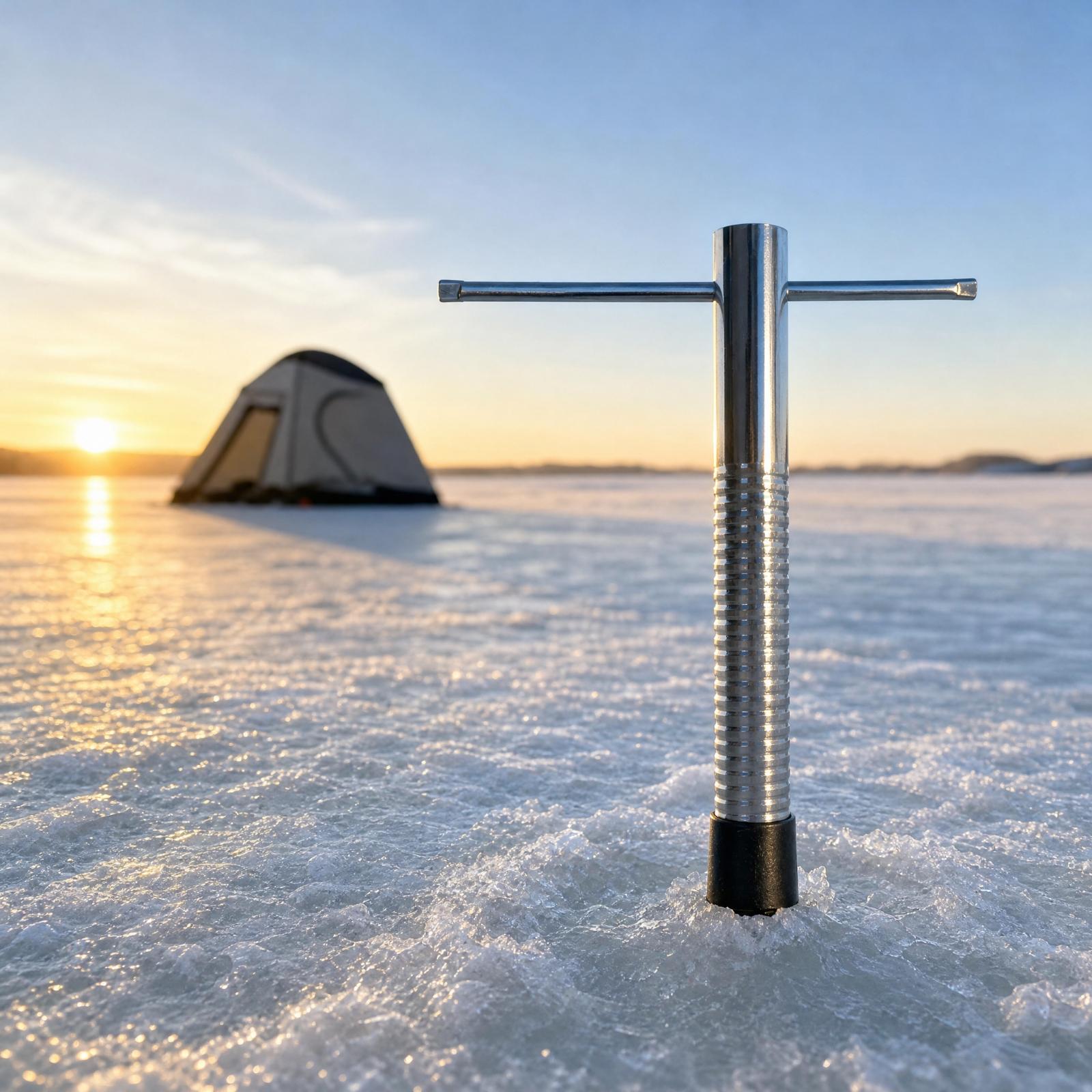 Kompaktowa, stalowa wiertarka  – Fishing Rod Ice recenzja i cena