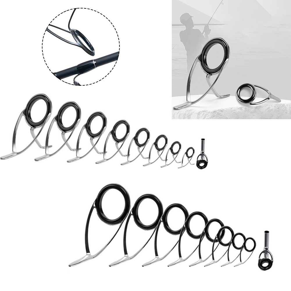 9 szt. Z pierścieniem grot do  – Fishing Rod Repair Kit recenzja i cena